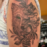 Wolf Tattoo by Megan Tews