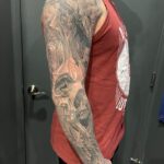 Black and grey tattoo sleeve